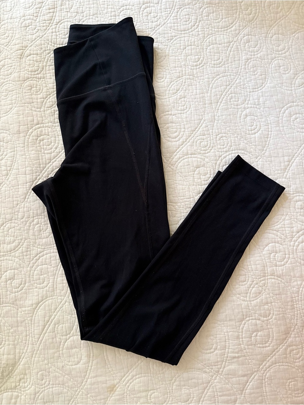girlfriend collective Black High-Waist Athletic Leggings